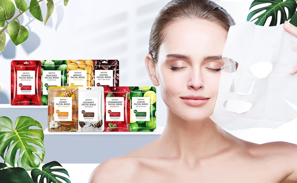 After using this facial mask, the skin is very good