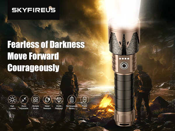 SKYFIRE LED Flashlights High Lumens