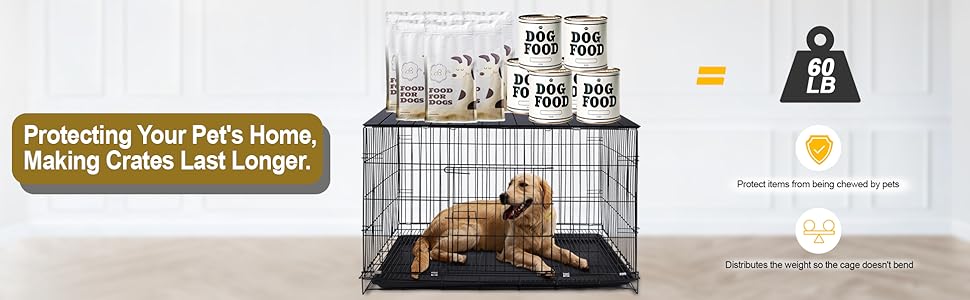 dog crate topper 42 inch black