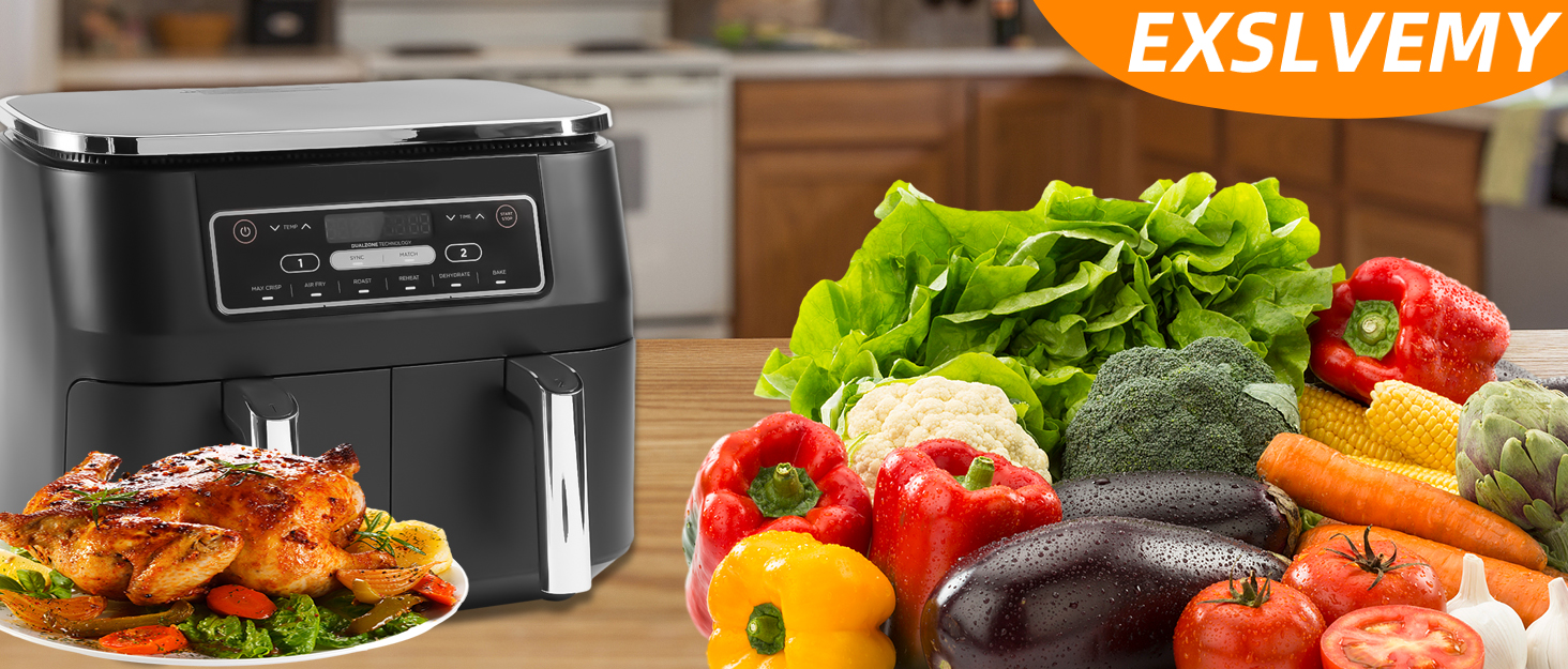 Air Fryer Rack for Ninja Dual Air Fryer,8Pcs Tower Air Fryer Grill Rack