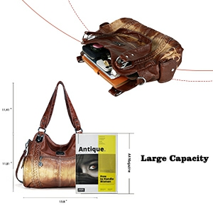 Roomy and Fashion Hobo Purse