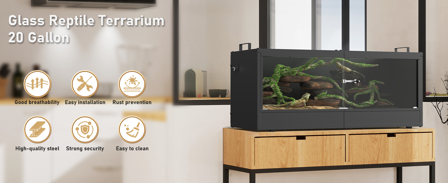 Tempered Glass Tank 20 Gallon