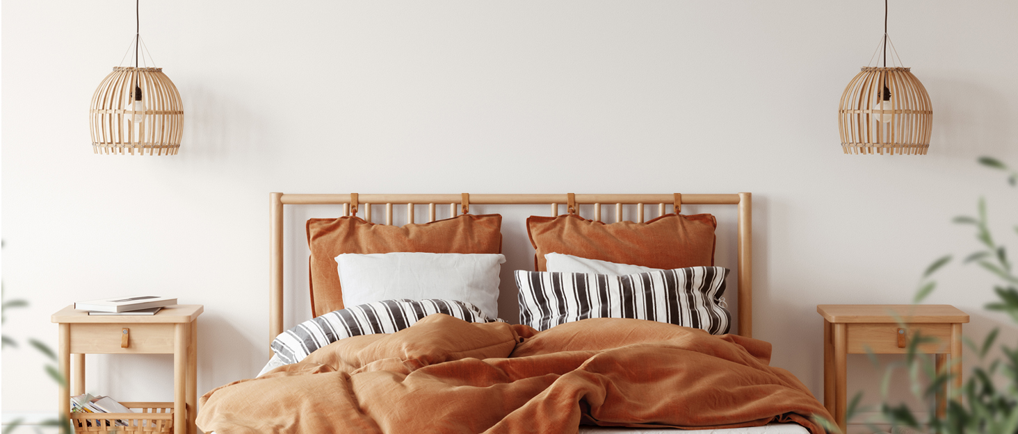 FLYMME Comforter Set Queen Size Bluish Grey 7 Pieces