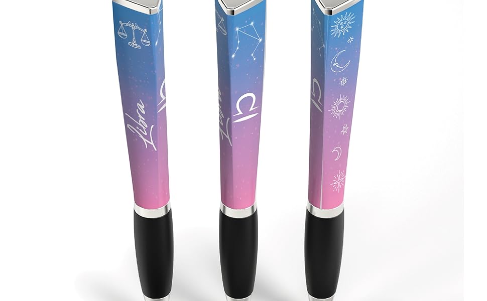 ANINKABOVE Zodiac Sign Ballpoint Pen (1 Pen, 3Sided
