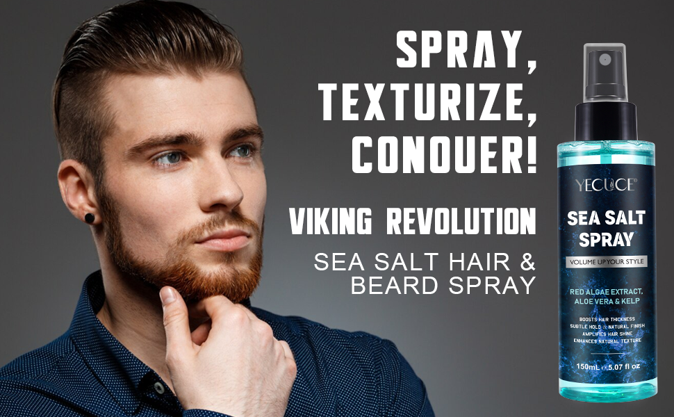 Sea Salt Spray for Hair Men 