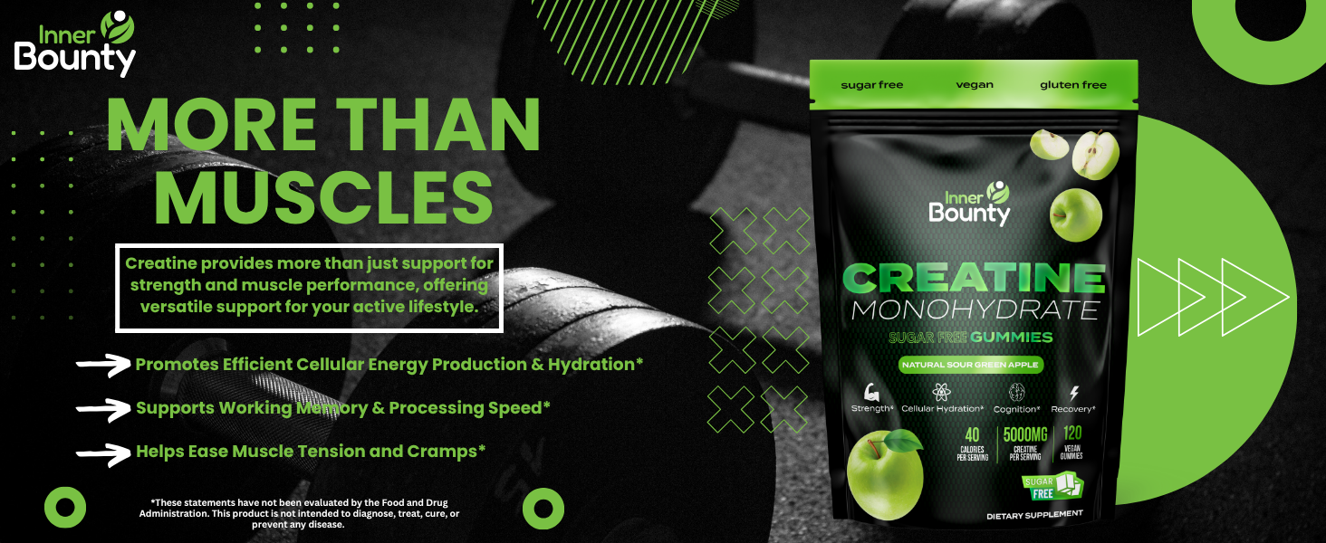  cognition cellular hydration strength recovery versatile gluten free gummies inner bounty