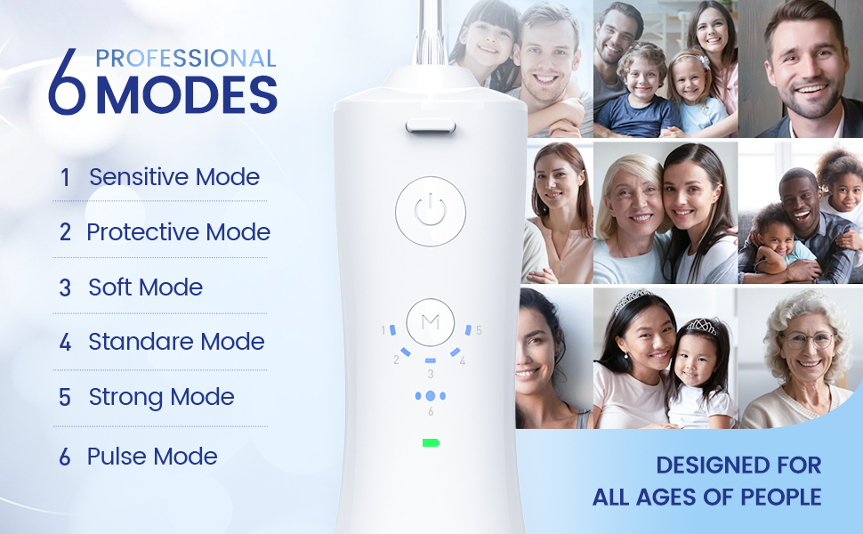 6 modes for differnt ages people