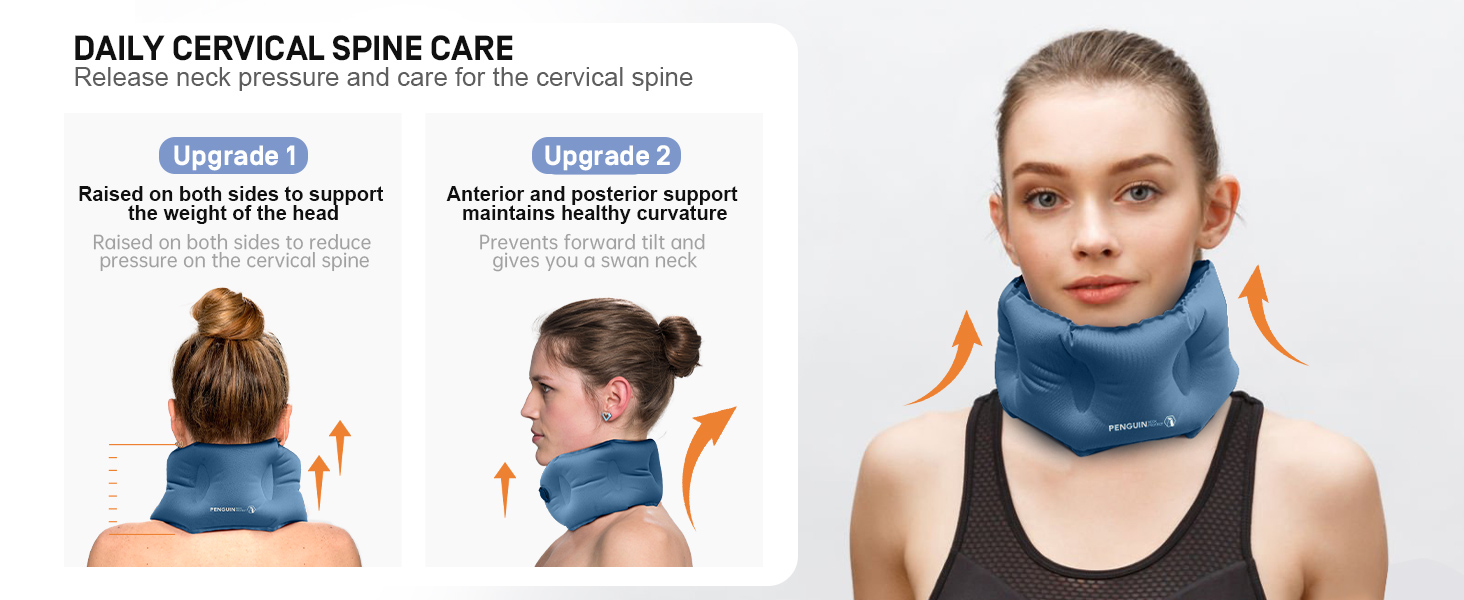 inflatable neck pillow