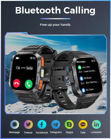 Military Smart Watches for Men