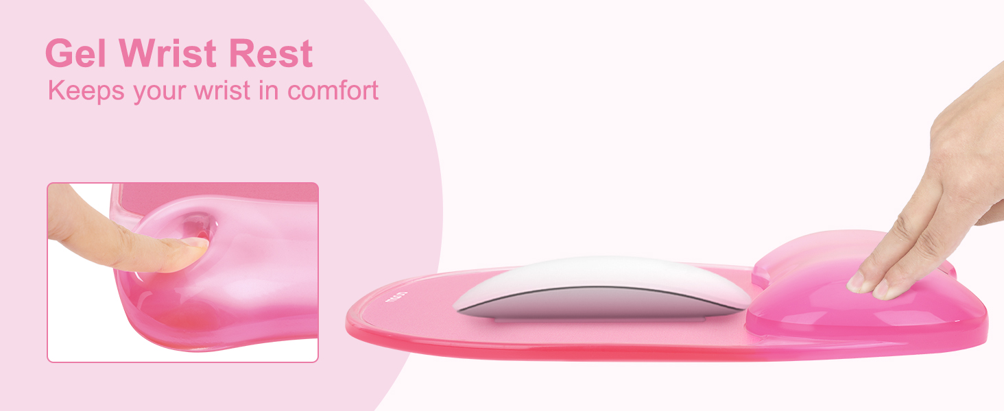 Ergonomic Memory Foam Wrist Rest for Laptop, Computer