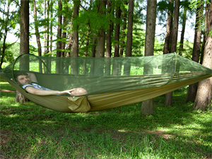 portable camping hammock with Mosquito net
