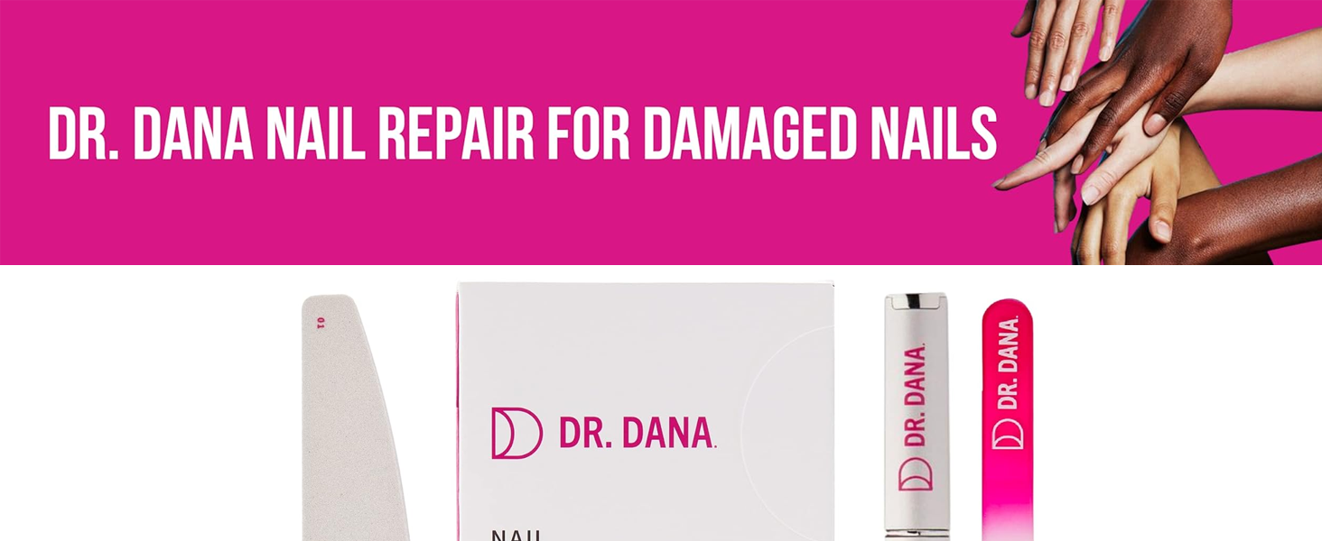 Dr. Dana's Nail Repair & Glass Nail File Kit Complete