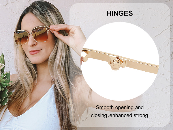 Amazon.com: SOJOS Classic Trendy Square Oversized Sunglasses