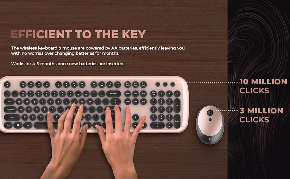 retro keyboard, wireless keyboard