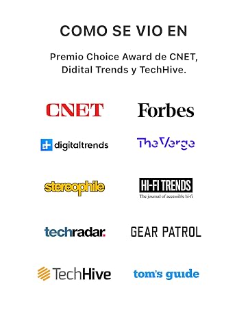 COMO SE VIO EN Premio Choice Award de CNET, Didital Trends y TechHive.