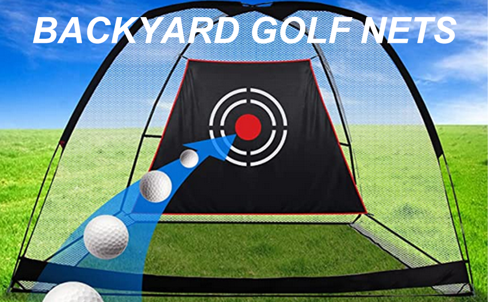 ANDGOAL Golf Practice Driving Net Backyard Golf Net Hitting Training Swing Driving Range Nets