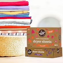 Natural Value Dryer Sheets Unscented Lavender Laundry Dryer Sheets Static Free