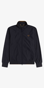 フレッドペリー　Tartan Zip Through Jacket Fred Perry Tartan Zip Through Jacket French Navy | END. (US)