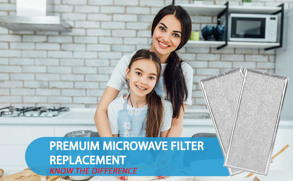 Microwave Grease Filter Compatible with Whirlpool and GE