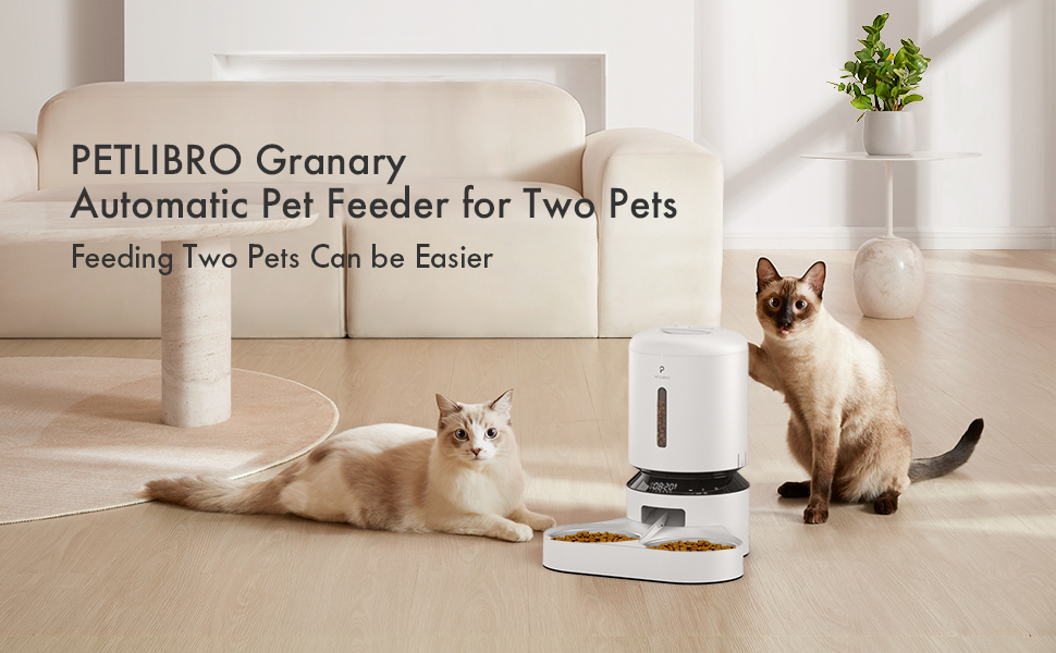 PETLIBRO Automatic Cat Feeder, Pet Food Dispenser Triple Preservation