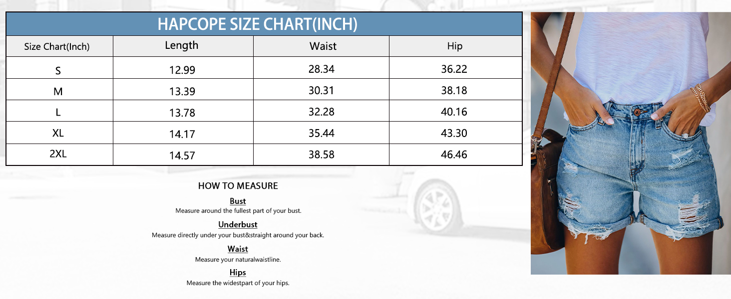 HAPCOPE Size Chart
