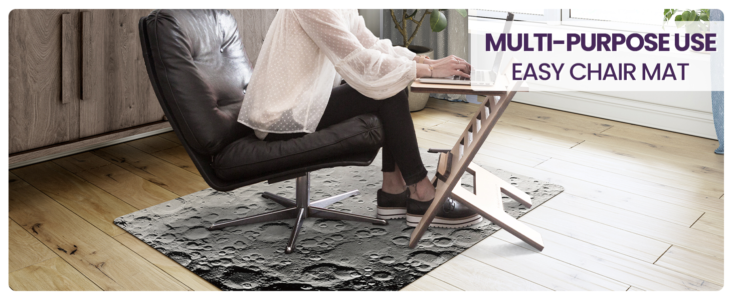 DEXI Office Chair Mat for Carpet Hardwood Floor, Non Slip