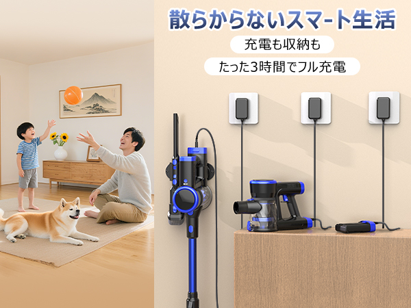 Amazon.co.jp: Zyvrex 掃除機 コードレス【腰痛ゼロ設計