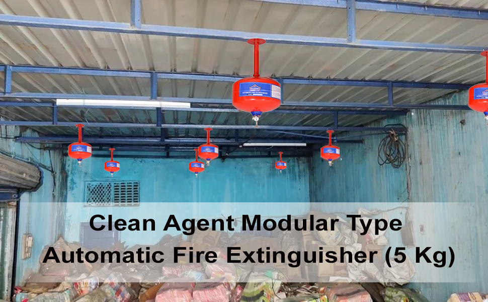 ECO FIRE Automatic Modular ABC Powder Type Fire Extinguisher (5 Kg