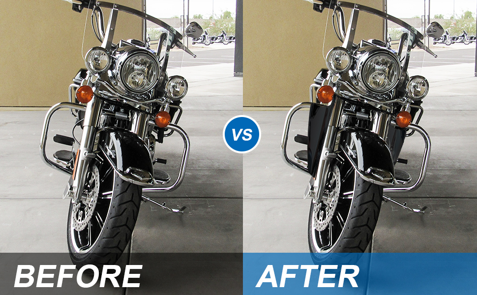 Donpida Motocycle Front Fork Mount Wind Deflectors