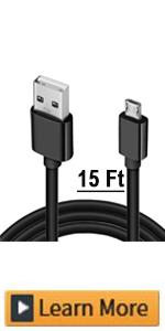 15ft micro usb cord