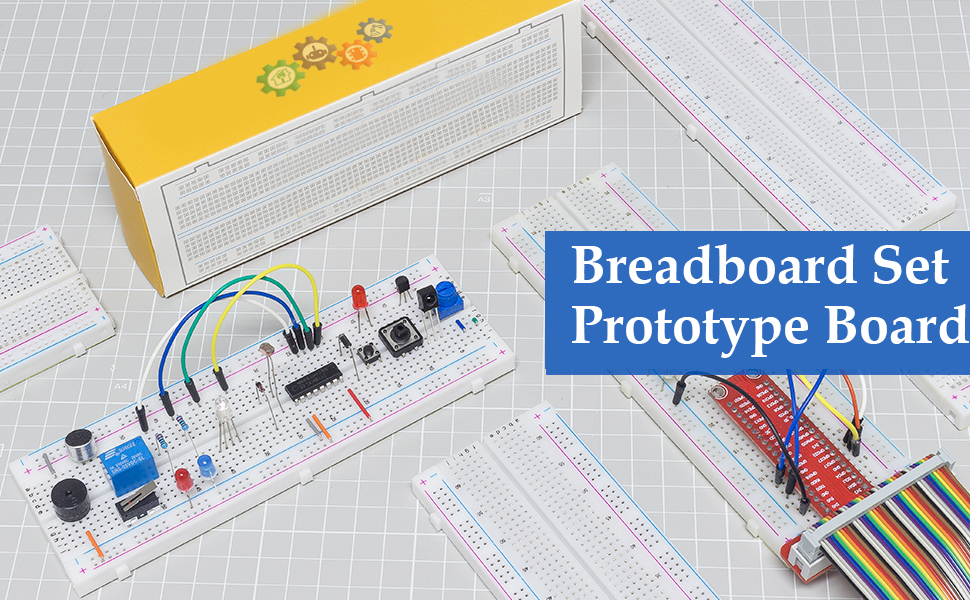 Super Debug Breadboard Set Prototype Board - 3 PCS 400 Pin Plus 3 PCS ...
