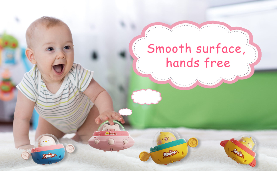 WELURE Baby Toys Car for 1 Year Old Boy,Press and Go Animal