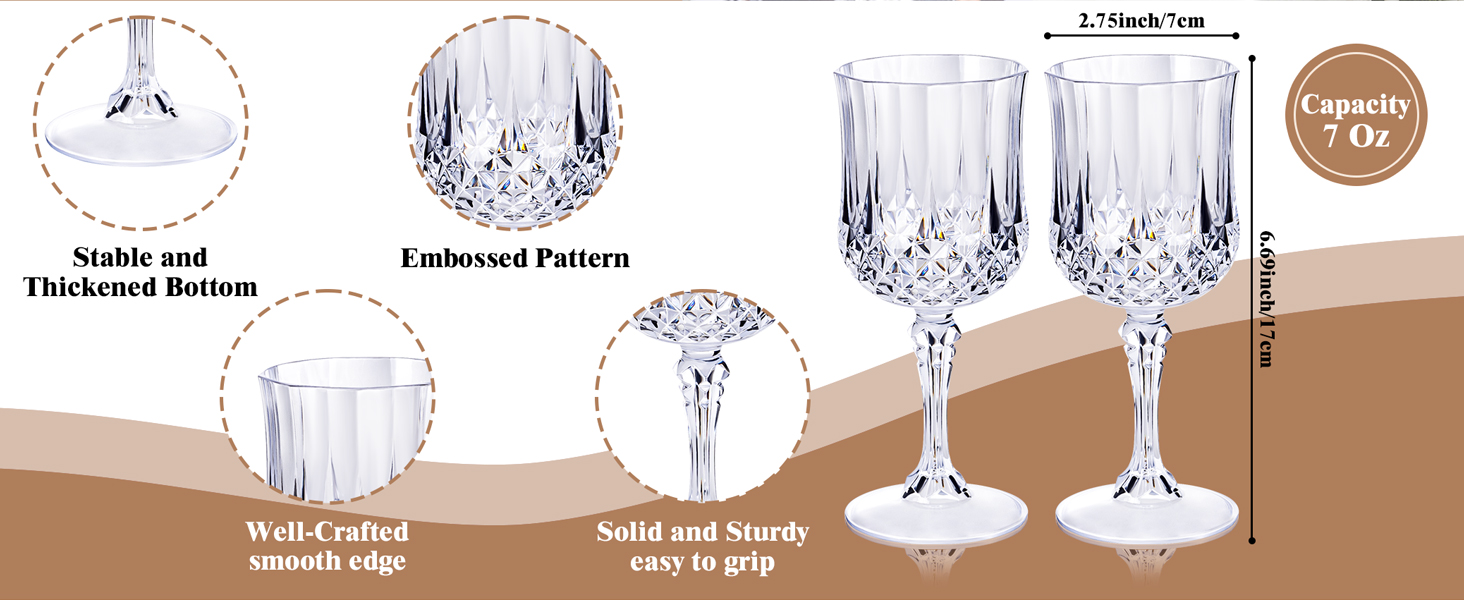 Plastic Wine Glasses