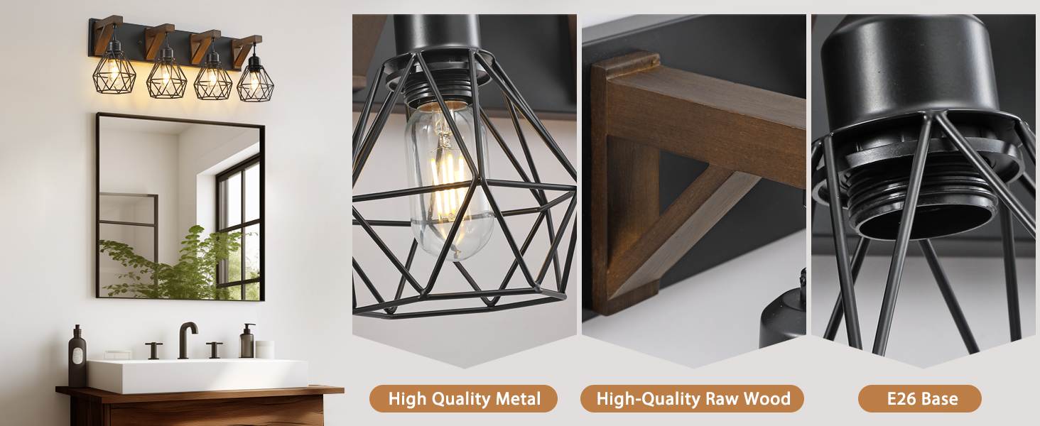 farmhouse bathroom light fixtures