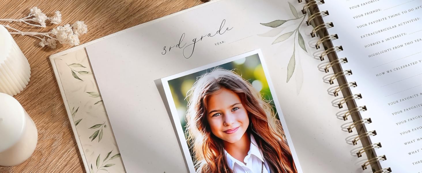 school years book pre-k-12 memory with pockets the school years children&#39;s memory kit photo book