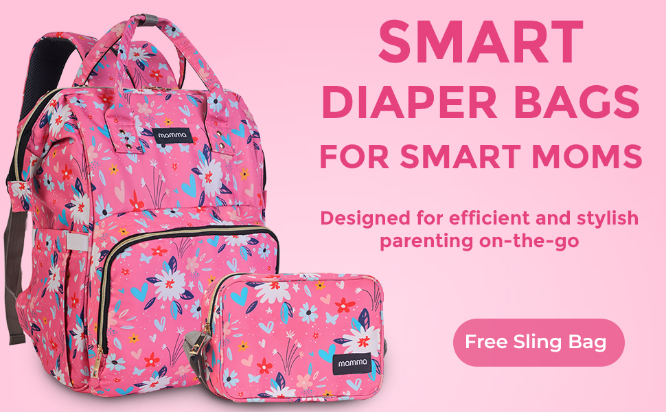 Baby diaper bag for mom