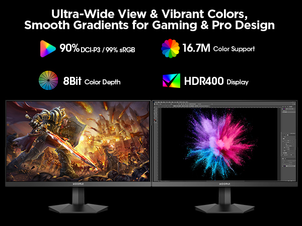 KOORUI G2511P 24 inch 25 inch 200Hz FHD gaming monitor computer monitor 144hz 165hz 120hz