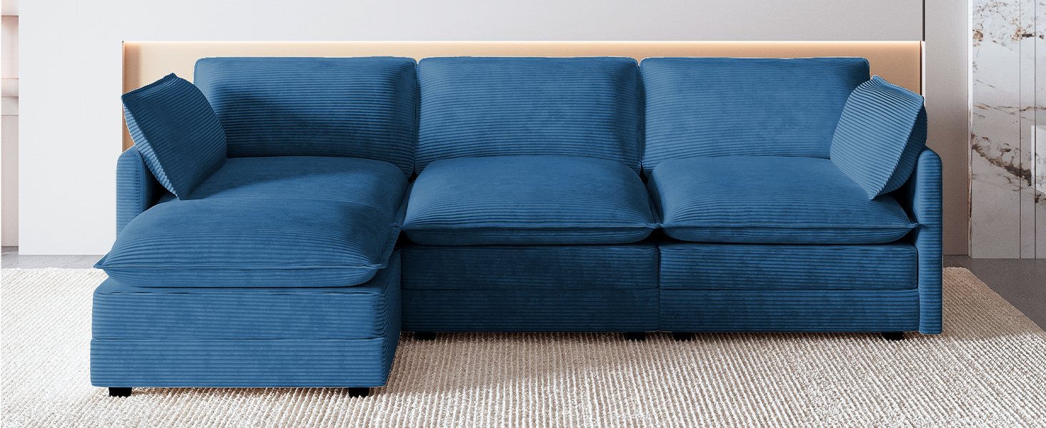 blue sofa
