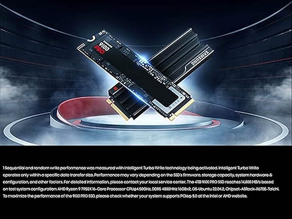 Amazon.com: Samsung SSD 9100 PRO 1TB, PCIe 5.0x4 M.2 2280