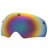 FUNWICT Magnetic Bike Helmet Goggles, Removable/Detachable Sun Visors Shield for Cycling Bicycle ...