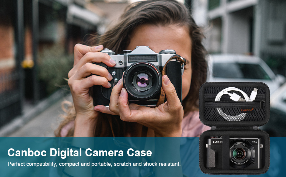 Canboc Camera Case for Canon PowerShot G7 X Mark II/ G7X