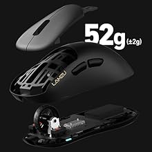 【新品同様】lamzu thorn 4k ブラック LAMZU Thorn 4K 4Kレシーバー付属 超軽量 約52g ワイヤレス