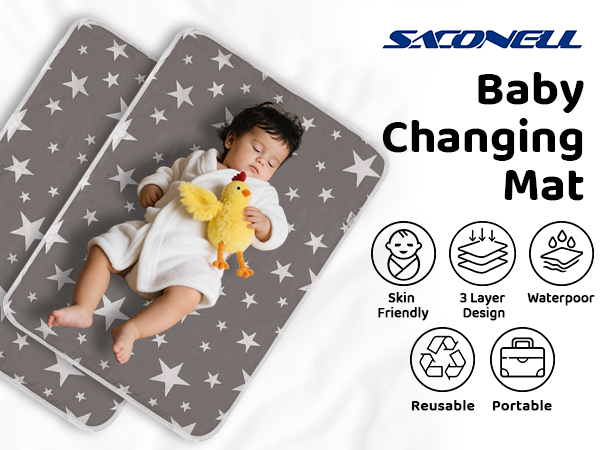 Personalsed Baby Changng Mat, Waterproof Changng Mat, Portable Change Mat,nappy Change Mat