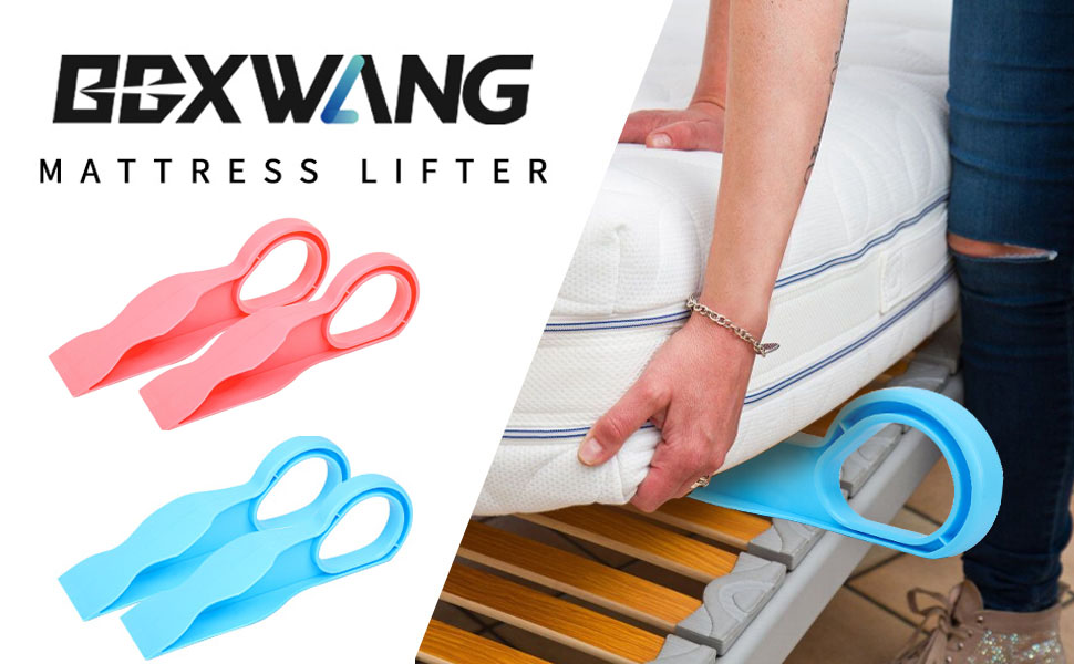 2PCS Ergonomic Bed Wedge Mattress Wedge Elevator, Mattress Lifter for