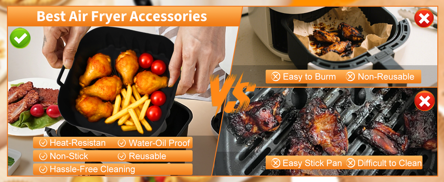 air fryer accessories silicone
