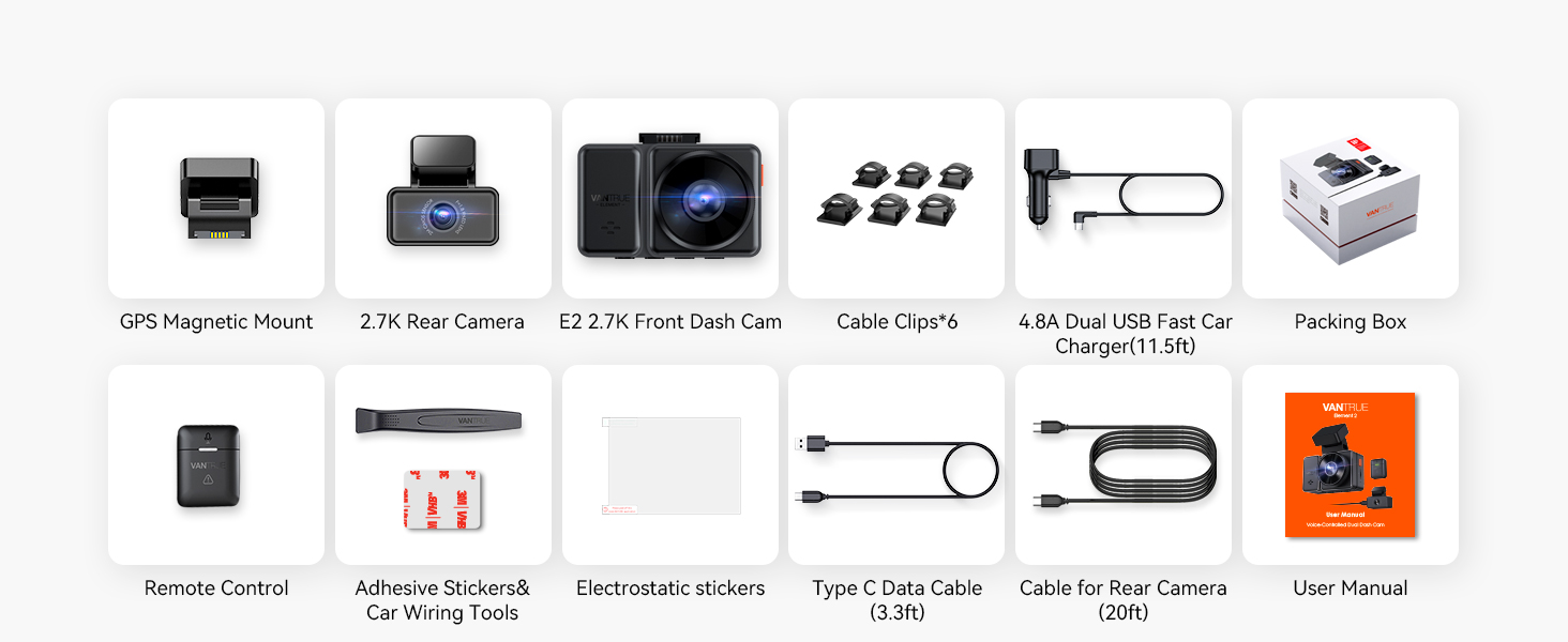 dash cam front and rear