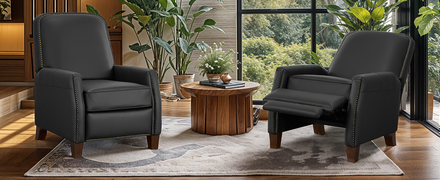 Mid-Century Modern Pushback Chair