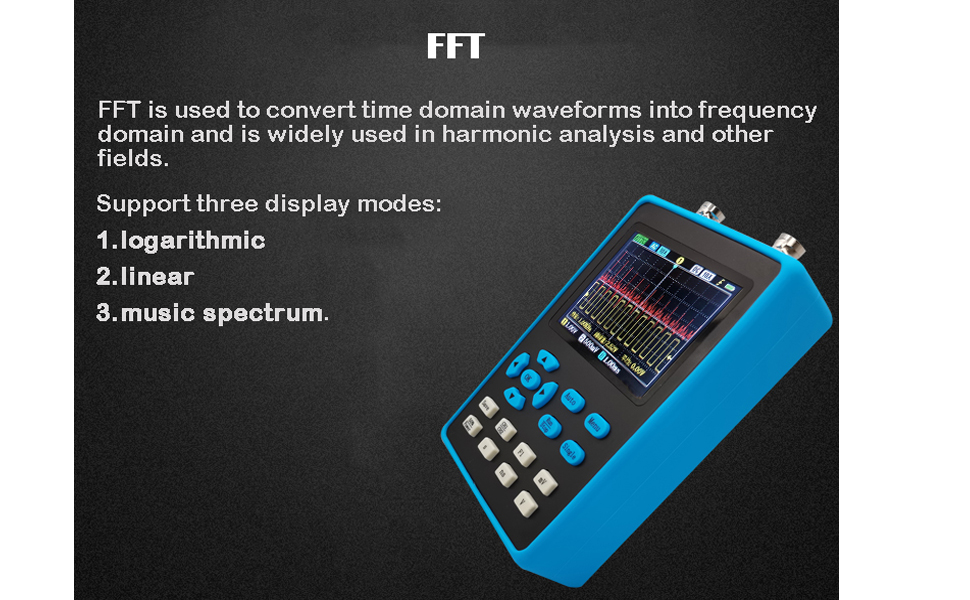 DSO2512G 2.8 Inch Handheld Digital Oscilloscope 120M
