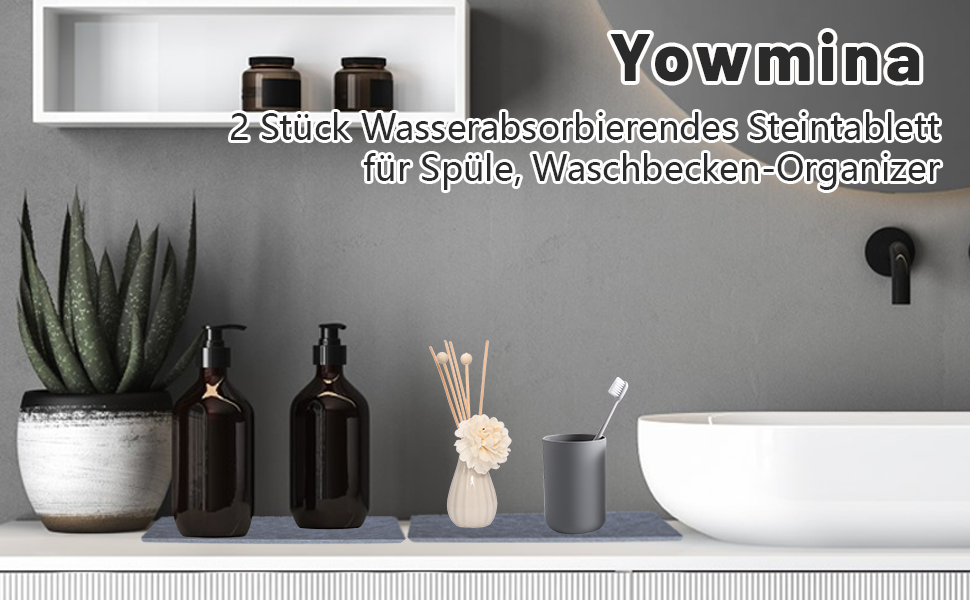 Stone sink organizer