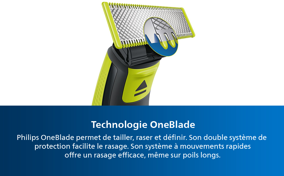 Philips OneBlade QP610/50 kit lames Corps (1 lame + Système de protection des zones sensibles